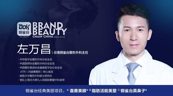 云南銅雀臺整形醫院左萬昌主任 面診隆鼻前該了解的干貨