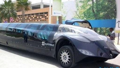 世界上最快的公交車 超級巴士最高時速255公里每小時