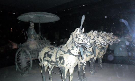 現存世界最完整的銅車馬 秦始皇陵出土公元前210年的馬車