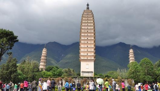 中國層數最多的密檐式磚塔 崇圣寺三塔比嵩岳寺塔還多一層