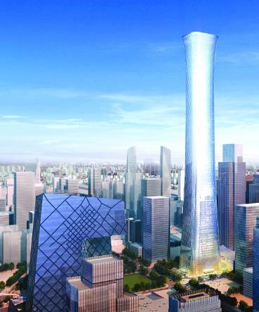 北京第一高樓 中國尊528米