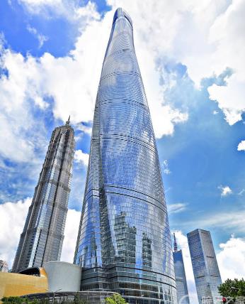 上海第一高樓 上海中心大廈(632米/118層)