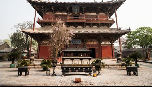 中國最早的高層佛閣 獨樂寺觀音閣建于公元636年