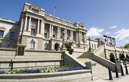 世界上最大的圖書館 美國國會圖書館占地面積三十五英畝