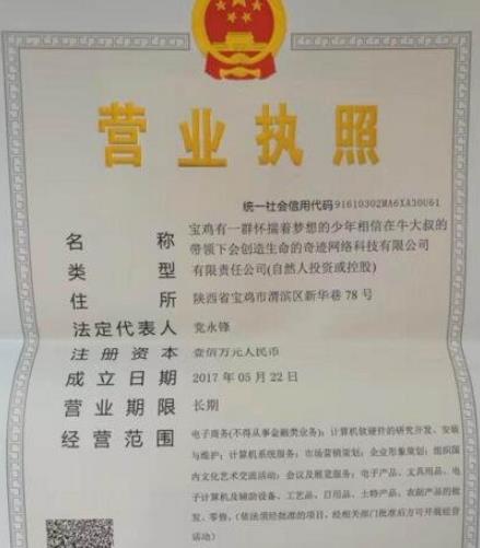陜西寶雞最長名稱公司 有39個字 被通報