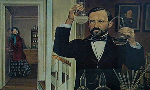 最早發現病菌的人 巴斯德在1865年發現了病菌