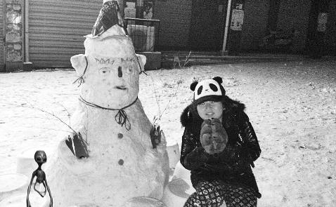 義馬女子拍雪景拍出外星人,自稱絕對沒有PS調查為手機軟件搗鬼