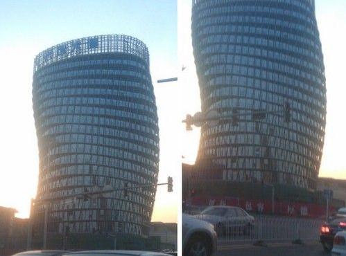 北京一建筑物興創大廈像“大腸塔”走紅,建筑界再出奇葩遭網友吐槽