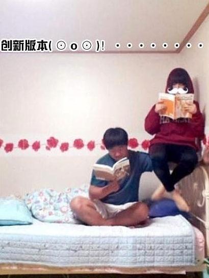 外國高難度情侶合照走紅，引發無數網友爭相模仿花樣百出