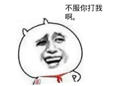 不服你來打我啊