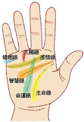 手相算命圖解:天生成就大事的五種手相