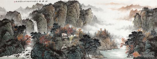 這5款客廳山水風(fēng)景畫,給人力量之撼和氣韻之美!