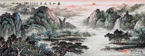 適合中式沙發背景的幾款裝飾畫,你喜歡哪款?