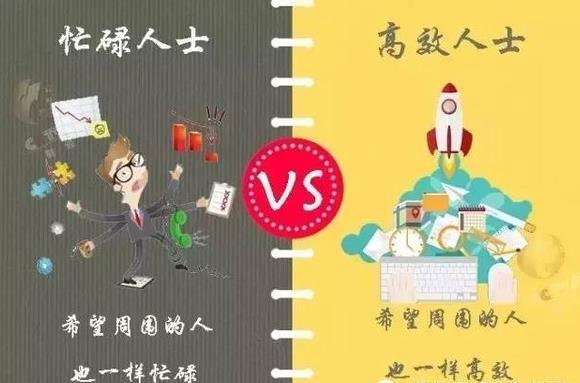 13張圖告訴你瞎忙族和高效人士的區別