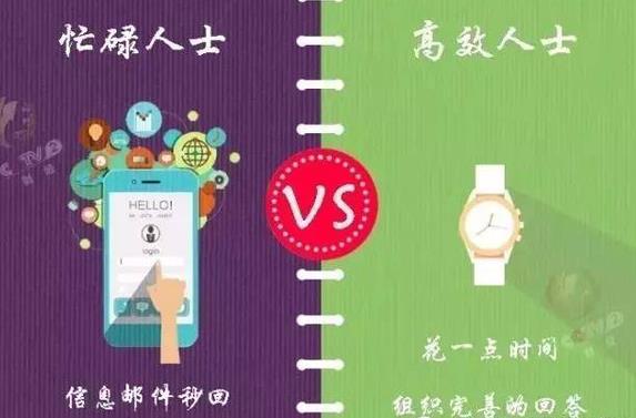13張圖告訴你瞎忙族和高效人士的區別