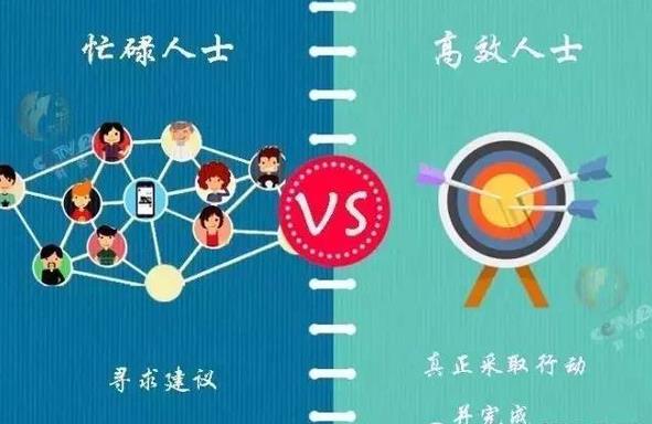 13張圖告訴你瞎忙族和高效人士的區別