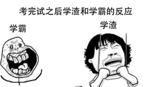 學渣是什么意思什么梗 學渣與學霸的區別