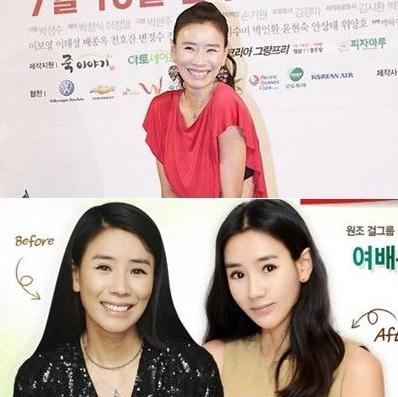 尹賢淑個人資料圖片，韓國女星尹賢淑整容后首度曝光，40歲大嫂變少女令人驚嘆