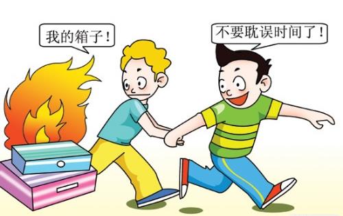 要教會孩子的火災自救方法