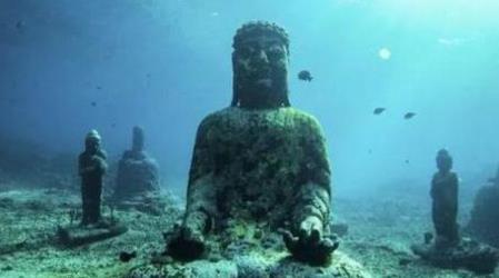 “海底佛寺”在東南亞的海底被發現 佛像完好保留